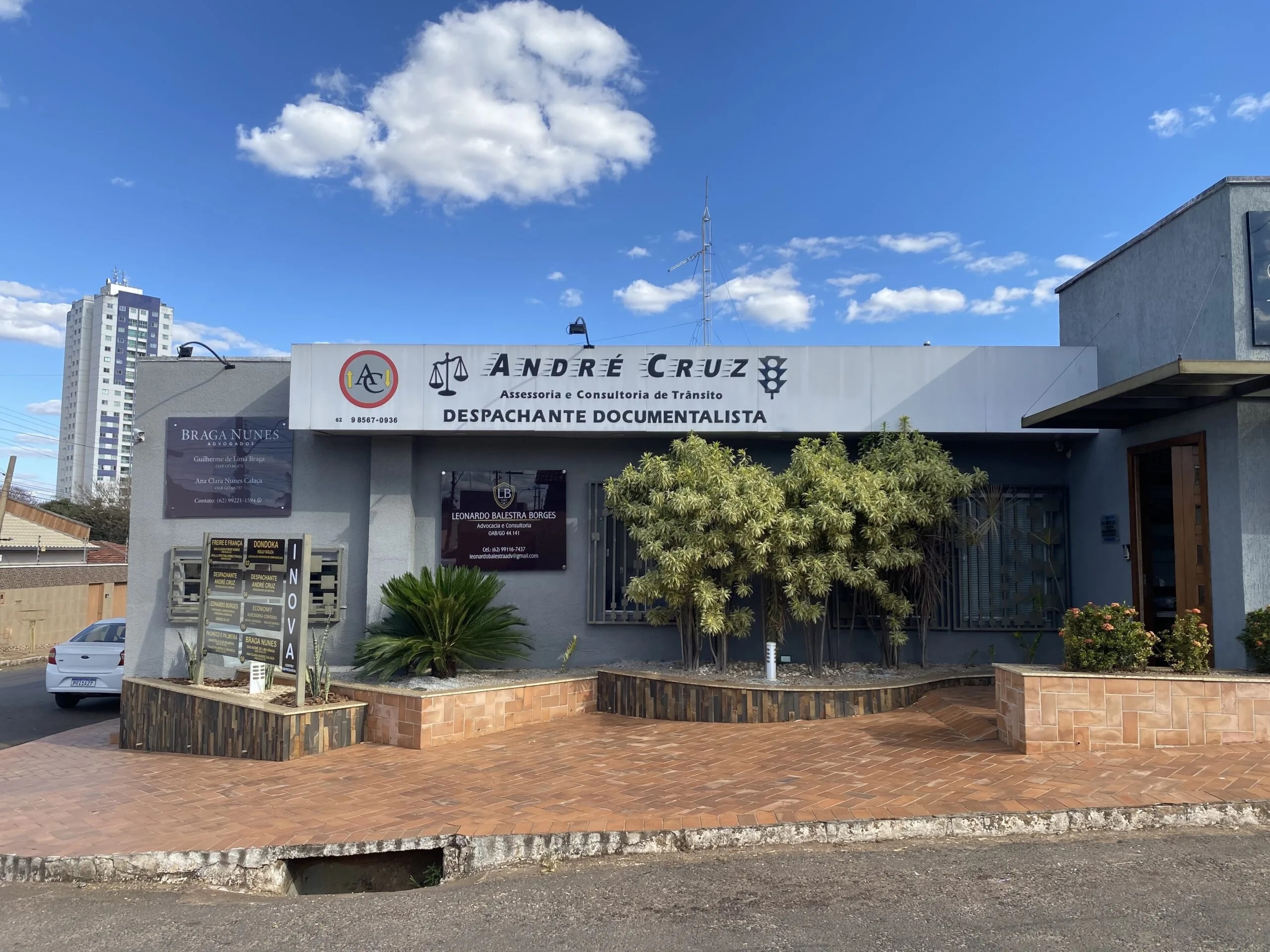 Fachada do escritório André Cruz